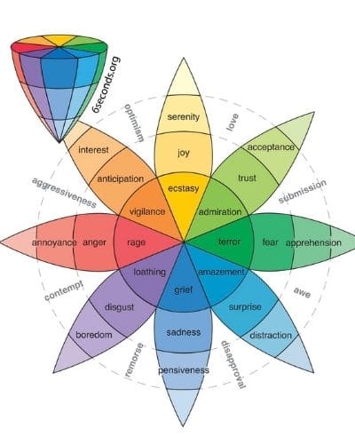 ADHD Emotional dysregulation Plutchiks wheel of emotions